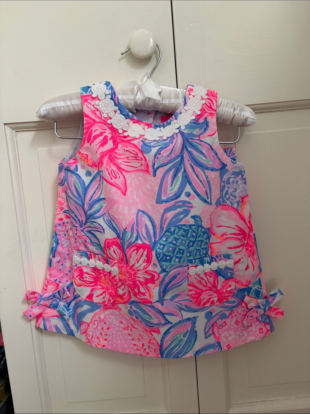 Lilly Pulitzer shift dress in snappy turtle size 12-18 months